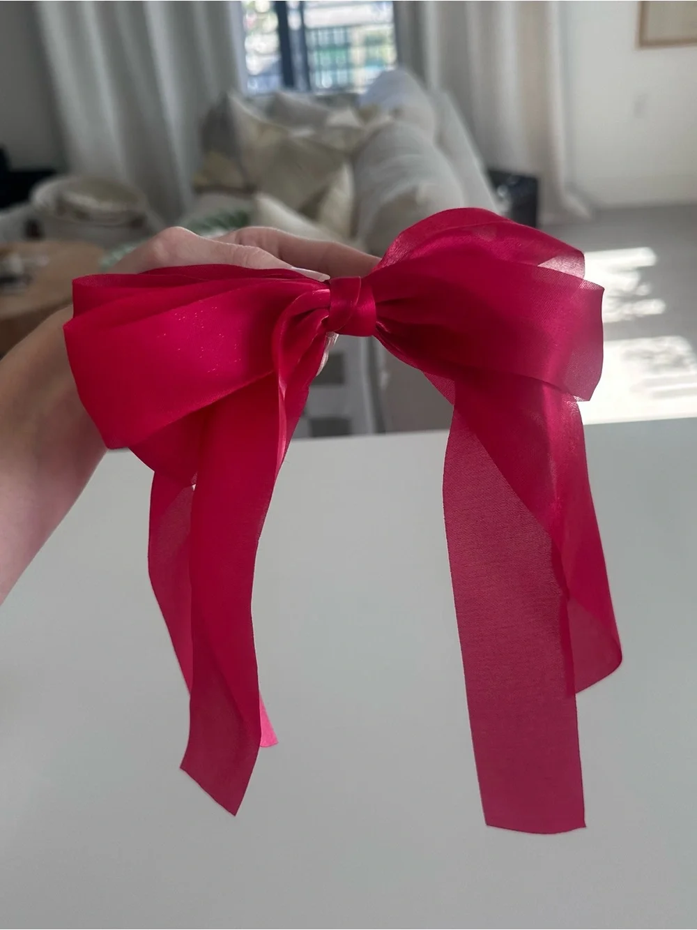 Red Hair Bow